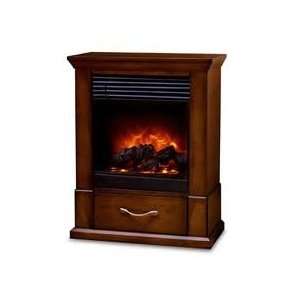   Ventless Portable Electric Indoor Fireplace   Pecan