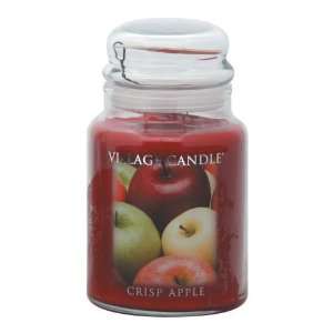  Village Candle Jar, 26 Ounce, Crisp Apple Health 