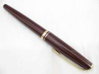 montblanc generation bordeaux burgundy resin gold trim rollerball pen