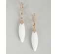dove s white agate and diamond teardrop earrings