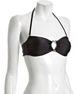 Vix Swimwear black Florence bandeau halter top
