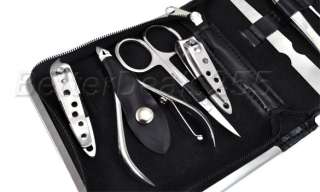 in 1 Nail Care Clipper Pedicure Manicure Set Kit Case  