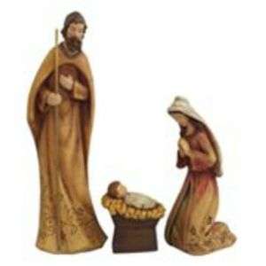 pc Nativity Set Mary Joseph baby Jesus St. Nicholas Square Large NIB 