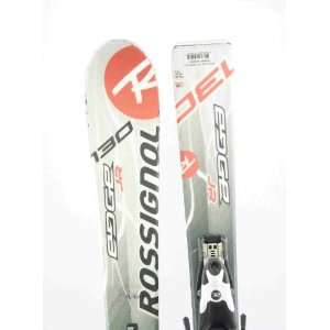  Used Rossignol JR Edge Kids Snow Skis with Binding 130cm B 