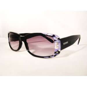   with Rhinestones and Purple Flowers Frame , +1.75 , Light Amber Lens