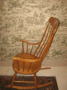   Boston Rocker Vintage American Made Maple Furniture Gardner MA  
