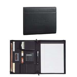  Palazzo Leather Zippered Padfolio 9650 10BK Office 