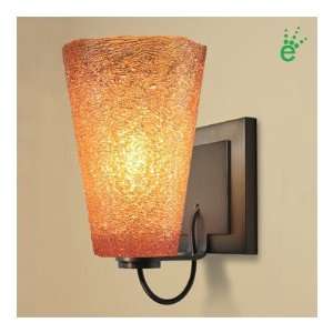 Bling II One Light LED Wall Sconce with Diamond Shaped Canopy Finish 