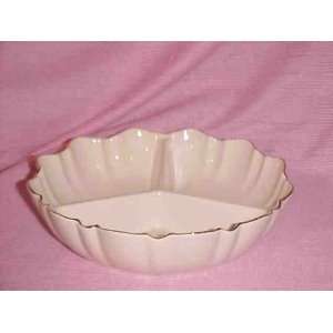  Lenox Ivory & Gold Divided Serving Bowl NEW Everything 
