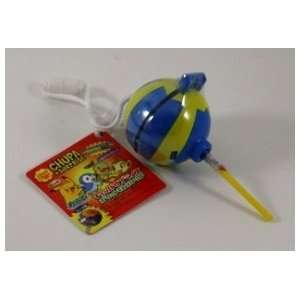 Pokemon Chupa Chups Lollipop Holder Pokeball W/ Figure  Blue & Yellow 