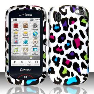 Pantech Hotshot 8992 Colorful Leopard Hard Case Phone Cover  