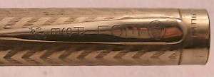 Eclipse 14k Gold Filled Fountain Pen   working  