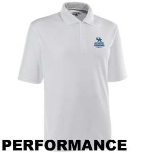   Mens Basketball National Champions Exceed Performance Polo   White
