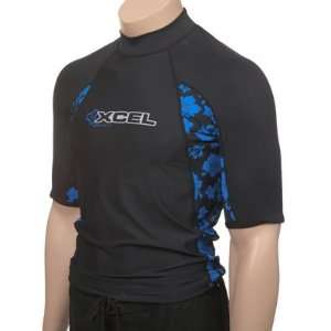  XCel Mens Surf Shirt   Short Sleeve Lycra Rashguard 