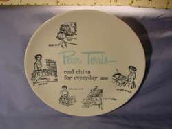Vintage Shenango Peter Terris Large Promotional Plate  