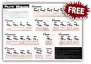 50+ Total Body Pilates Reformer Exercises Chart Dimensions 36 W x 