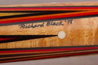 Rare early collectible Richard Black pool cue from 1978.
