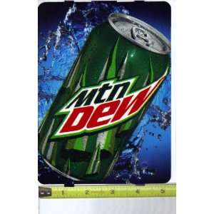   Mountain Dew Can Soda Vending Machine Flavor Strip, Label Card, Not a
