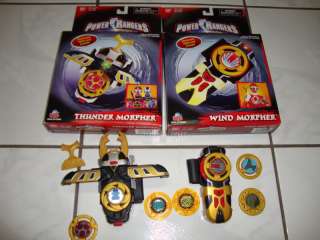 Power Rangers Ninjastorm Hurricane Thunder Storm Megazord Morphers 