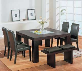 Global furniture dining SET WENGE G020 contemporary MOD  