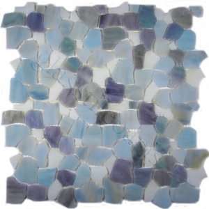  Blue Opal Pebbles & Stones Blue Fractured Glass Collection 