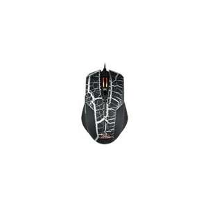 4GHz Wired Optical Mouse 3200 DPI Switchable Gaming (Black Lightning 