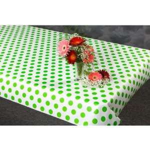  100 foot Green Polka Dot Paper Table Cover