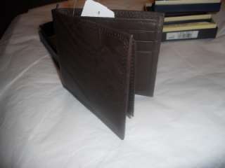 Rolfs Mens Premium Deluxe Genuine Leather Billfold Wallet,Brown  