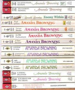 14 book lot Amanda Browning Harlequin Presents romance  
