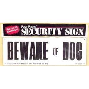  Fp Sign 4X12 Beware Dog Plain