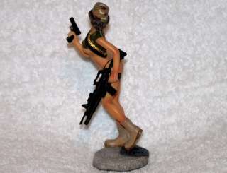   US Army Ranger Girl 1 Pin Up Girl Sculpture Figure Statue  