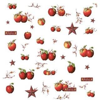 ROOMMATES RMK1570SCS Country Apples Peel & Stick Wall Decals