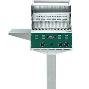  TEC Patio II Gas Grill on in Ground Post LP (Green Finish 