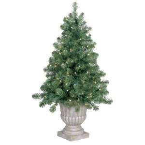  GKI Bethlehem Lighting Pre Lit 4 Foot PVC Christmas Tree in Pot 