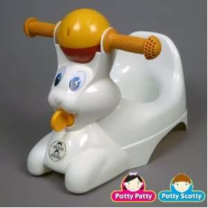    White Riding Potty Chair by Potty Scotty & Potty Patty Baby
