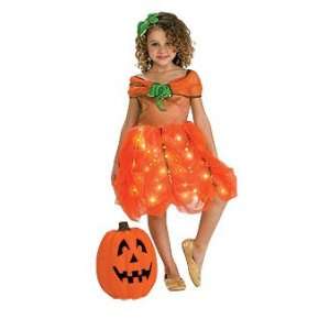  Pumpkin Princess FIBER OPTIC Costume (SMALL 4 6)   883158 