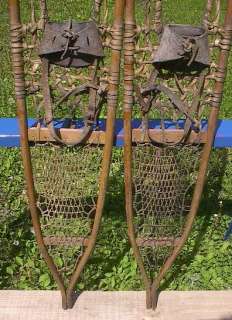 VINTAGE STRAND Indian Snowshoes 55x10 DECOR GREAT  