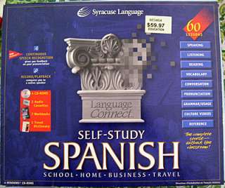 Syracuse Language Self Study Spanish computer language course.