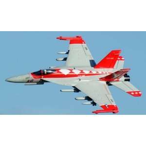   4Ghz RC Airplane A 18E/F with Brushless Motor ARF (Red) Toys & Games