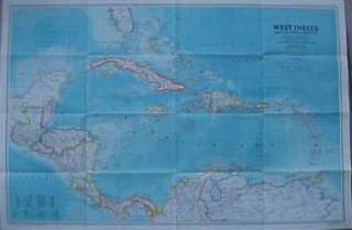 Map WEST INDIES Jamaica Bahamas Aruba Bermuda Barbados Puerto Rico 