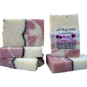  Red Clover Tea Scented Hand Made Herbal Bar Soap by All 