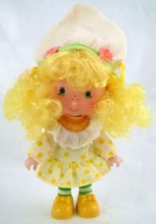 Vintage Strawberry Shortcake Friend Lemon Meringue Doll With Yellow 