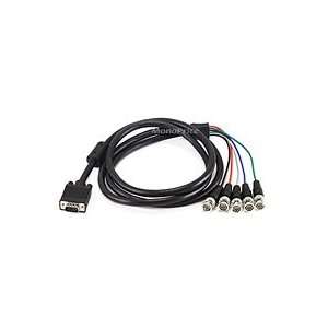  Monoprice VGA HD 15 to 5 BNC RGB Video Cable for HDTV Monitor cable 