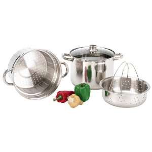  Wyndham House 4pc Multi Cooker/Stockpot Set Surgical Stainless 