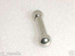 HEAVY GAUGE TONGUE EAR BARBELL RING 4G SURGICAL STEEL  