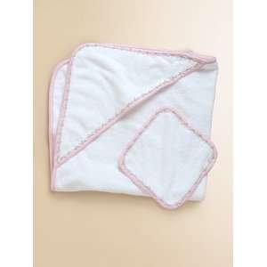  Royal Baby Infants Towel Set   White/pink Baby