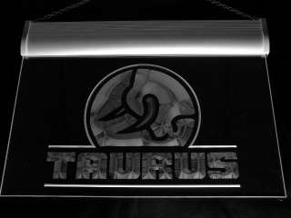 d241 b Taurus Gun Firearms Logo Neon Light Sign  