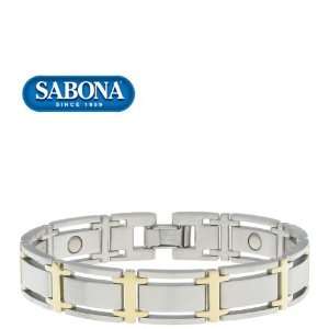  Sabona 34670 Executive Symmetry Duet Magnetic Bracelet 