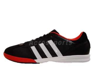 Adidas adiStreet Black White Red Indoor Soccer Shoes  