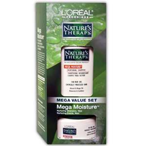 Loreal Natures Therapy Mega Moisture Shampoo + Hair Nurturing Creme 